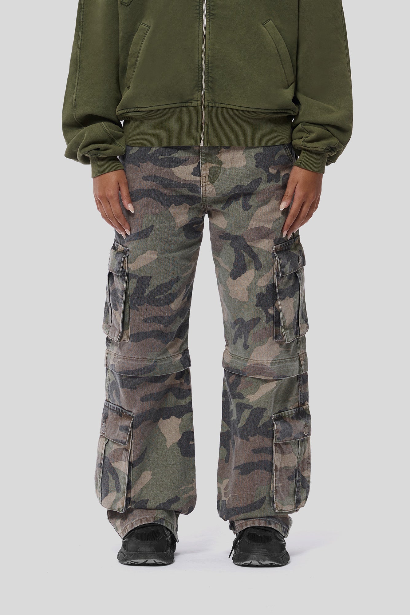 HORATI Streetwear Zip-Off Camo Pants €220 - Main Image