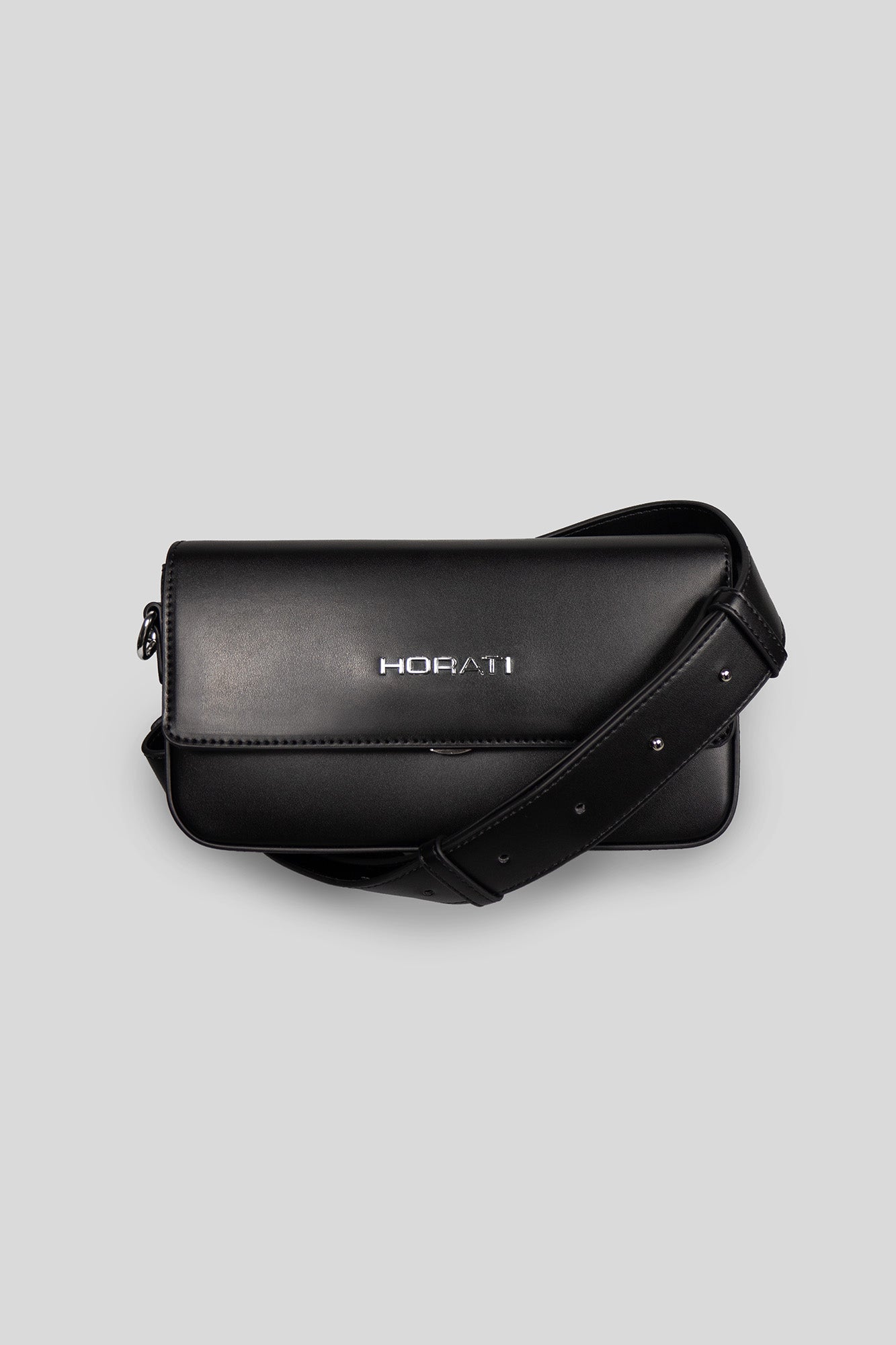 Black vegan discount leather bag
