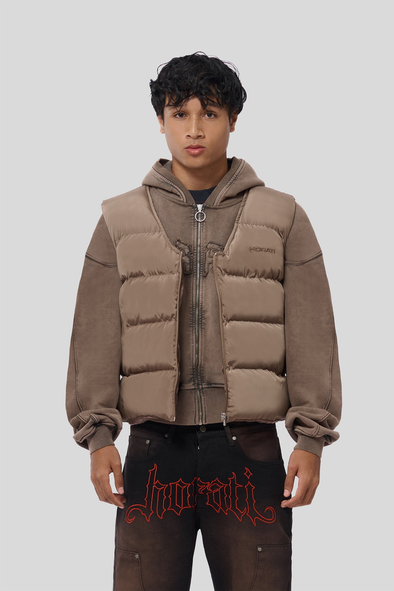 Puffer Vest — Rust Brown - HORATI