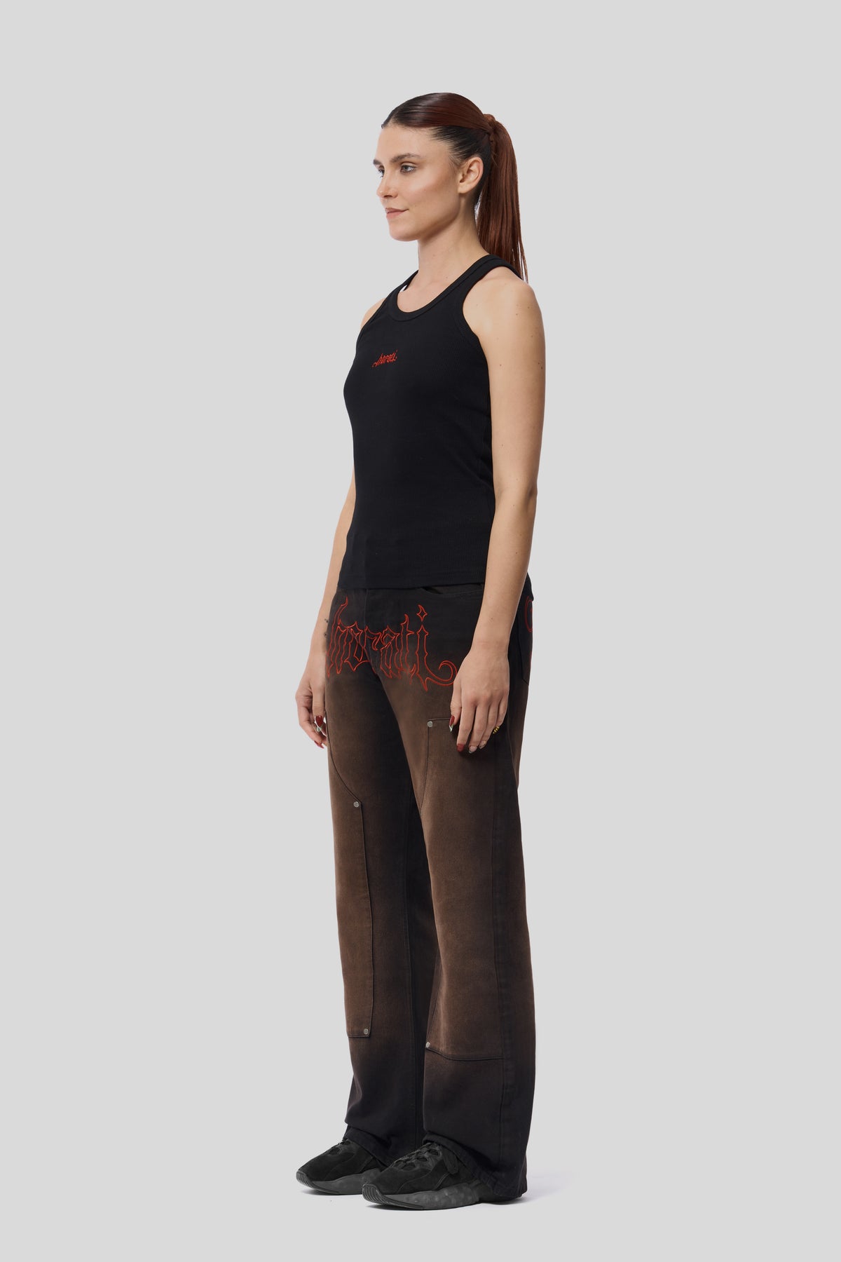 RED Tank Top — Black - HORATI