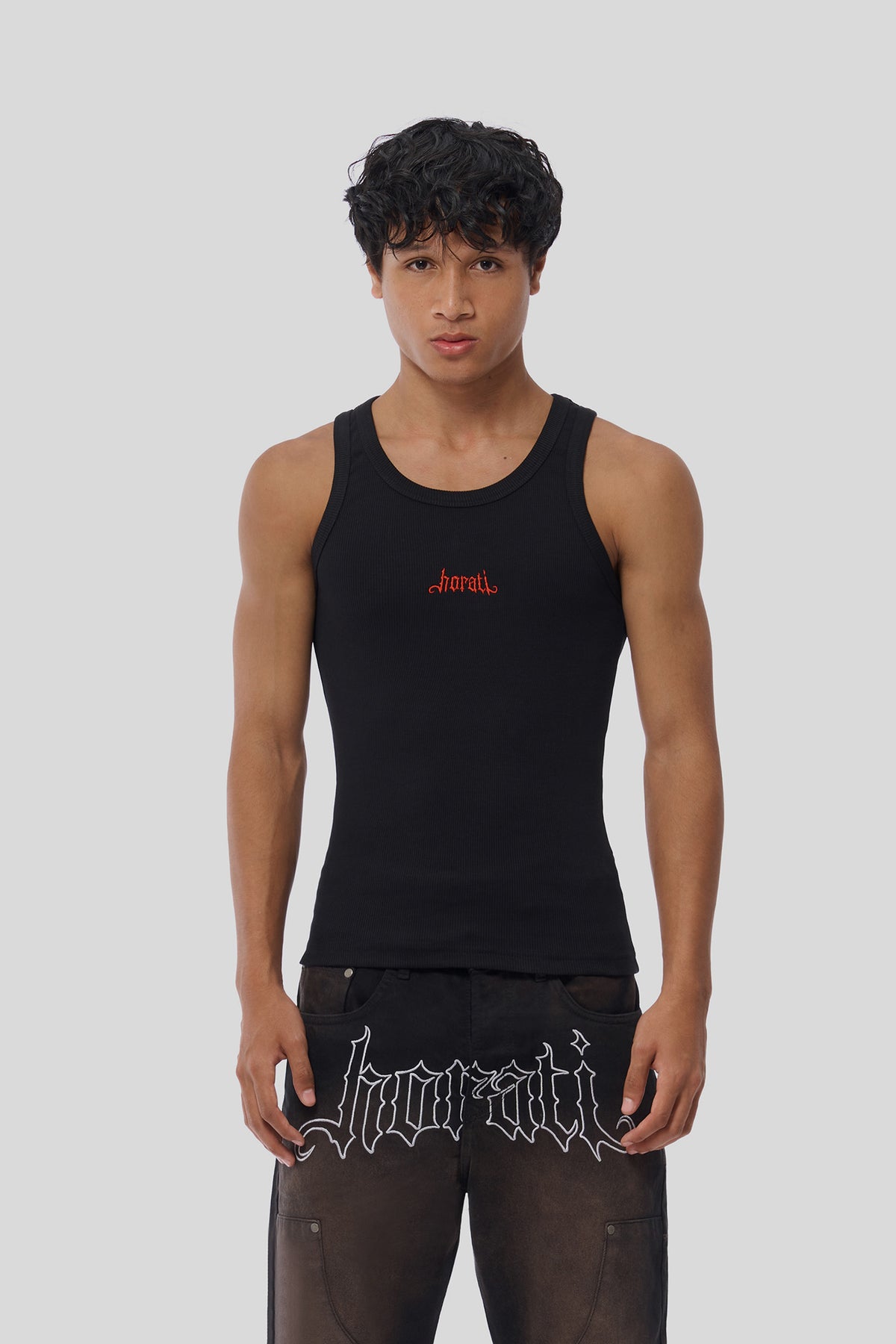 RED Tank Top — Black - HORATI