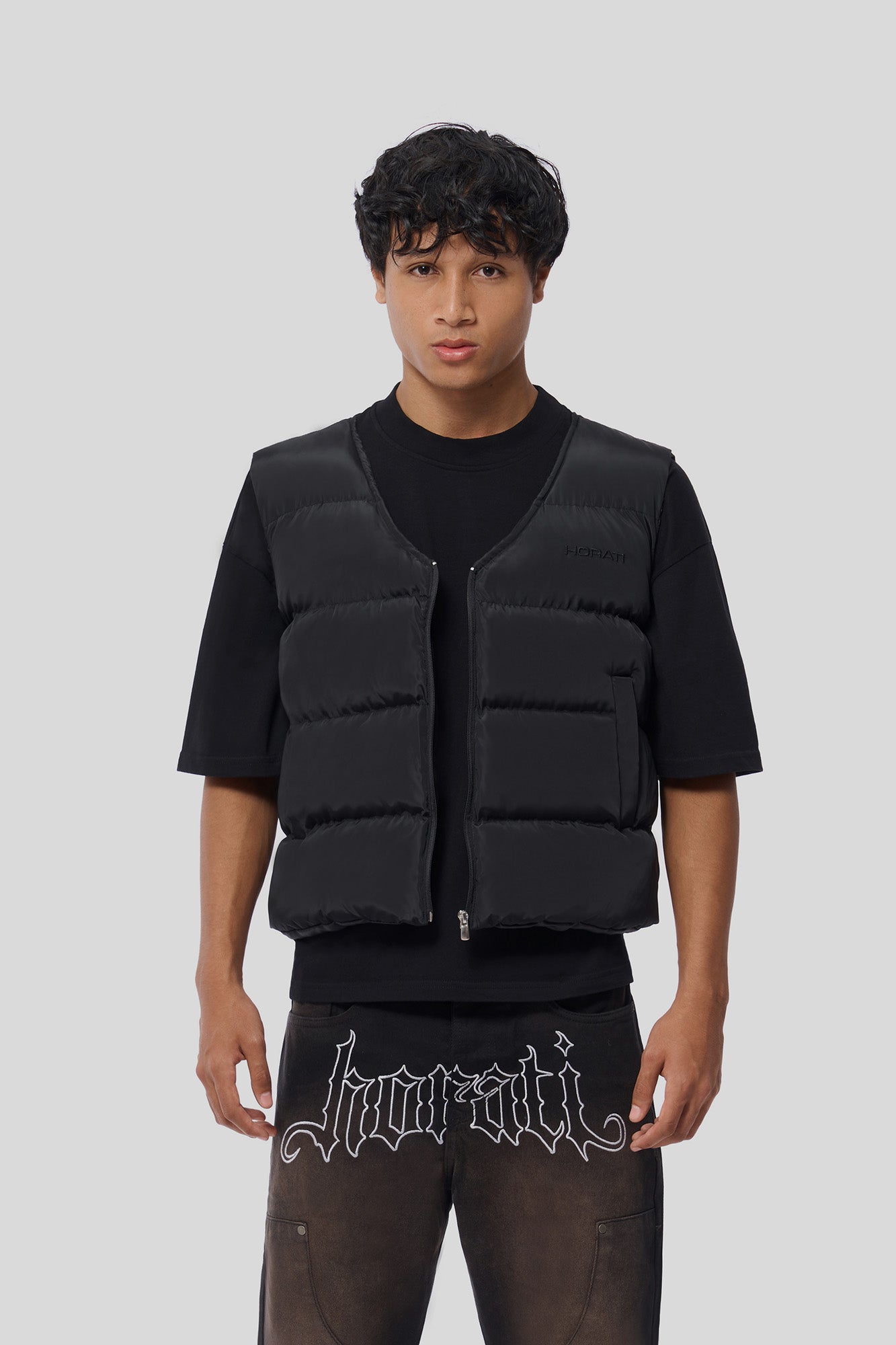 Puffer Vest — Coal Black - HORATI