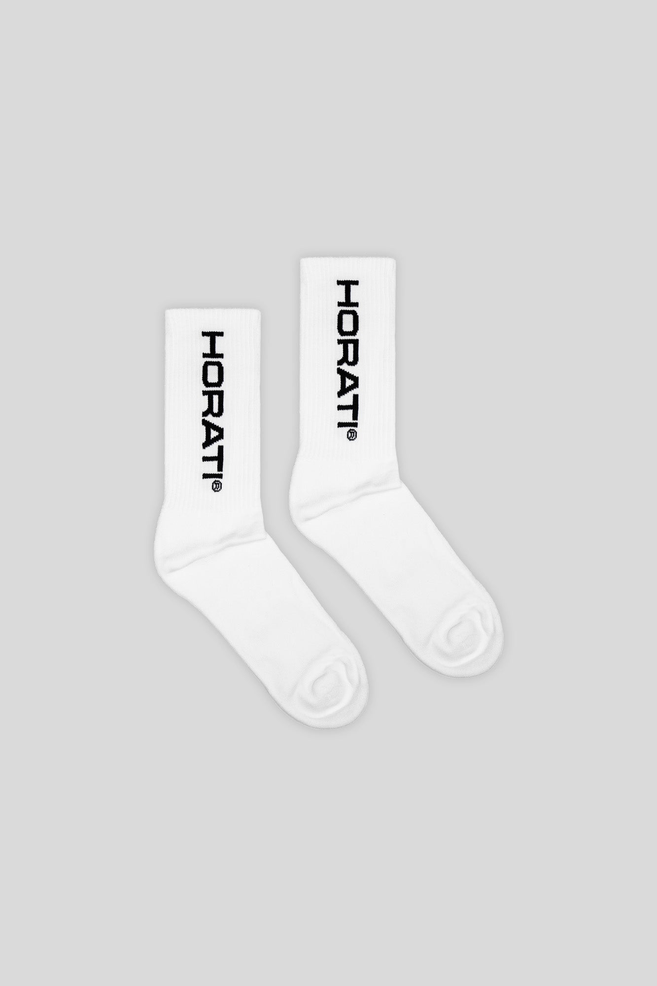 HORATI Logo Socks — White - HORATI