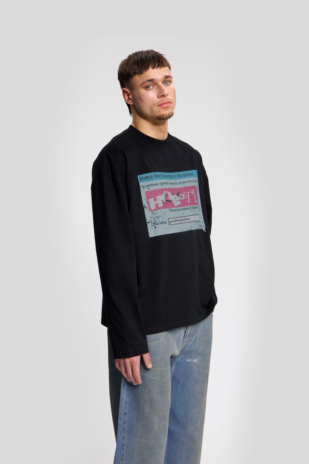 Digital Longsleeve Tee — Black - HORATI