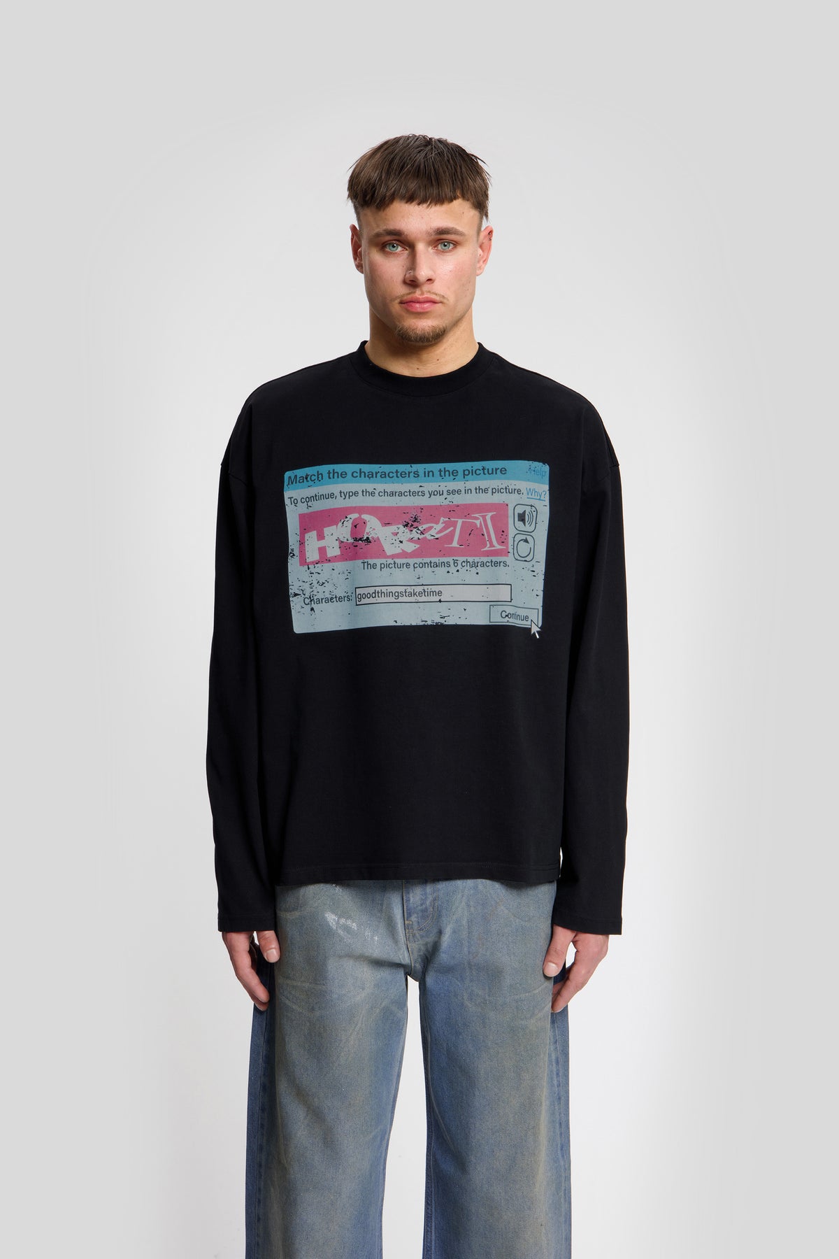 Digital Longsleeve Tee — Black - HORATI