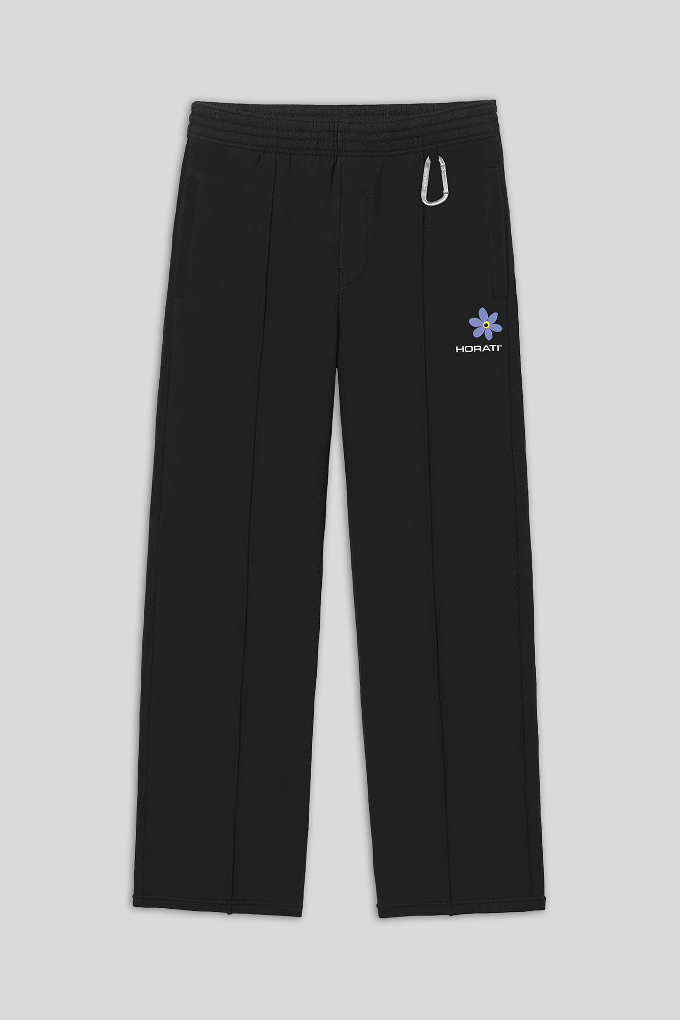 Flower Track Pants — Black - HORATI