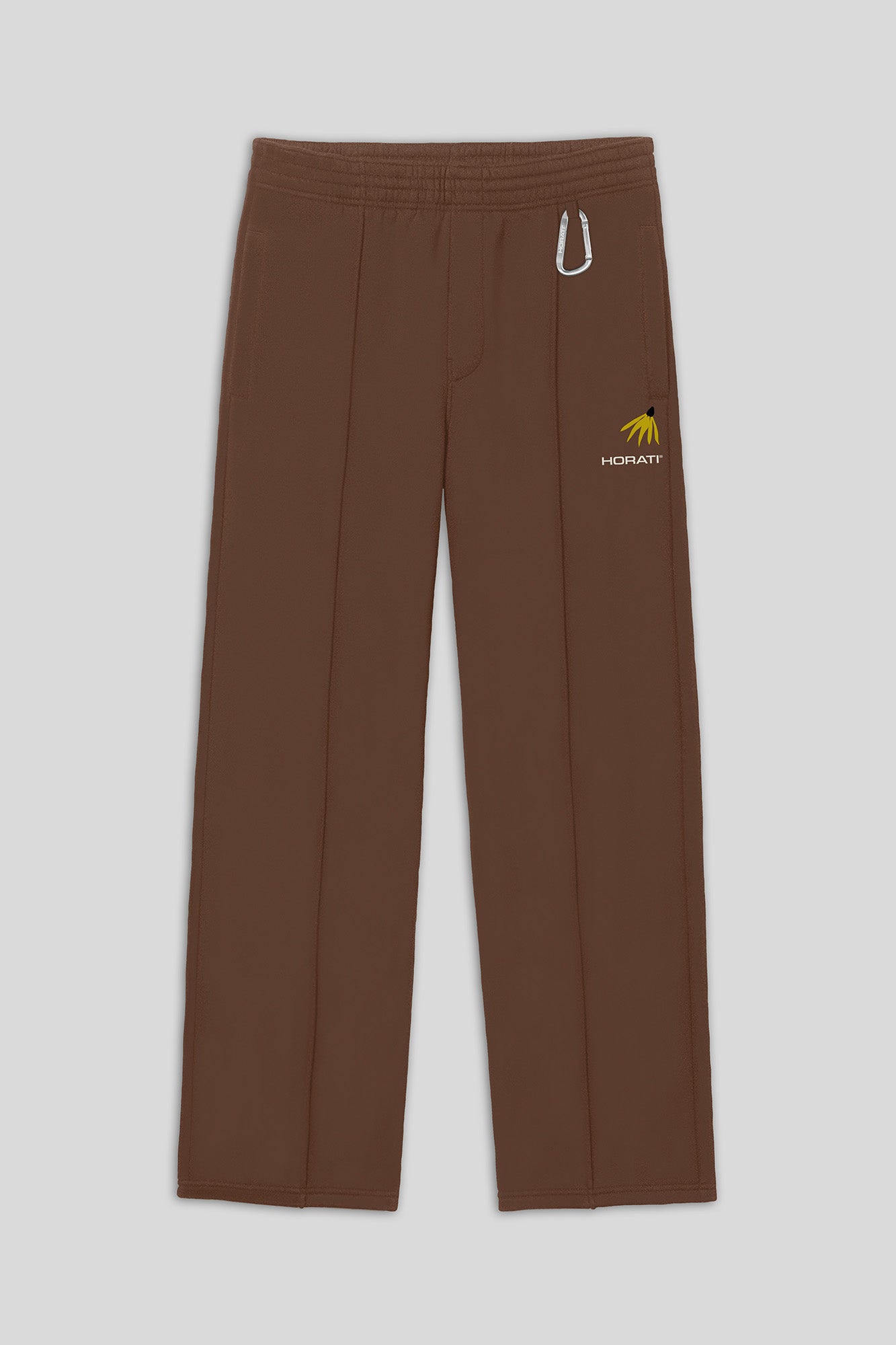 Flower Track Pants — Chocolate - HORATI