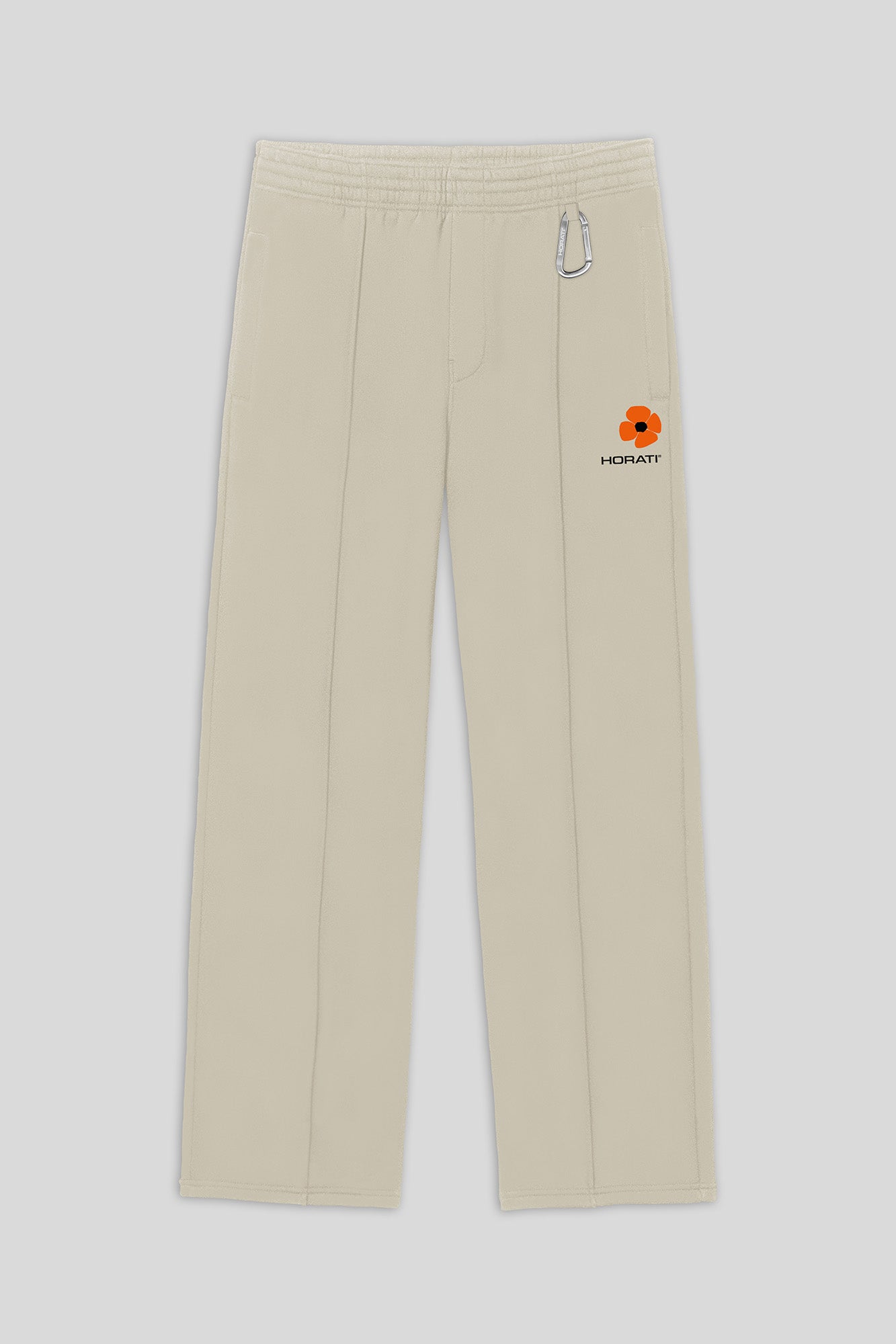 Flower Track Pants — Cream - HORATI