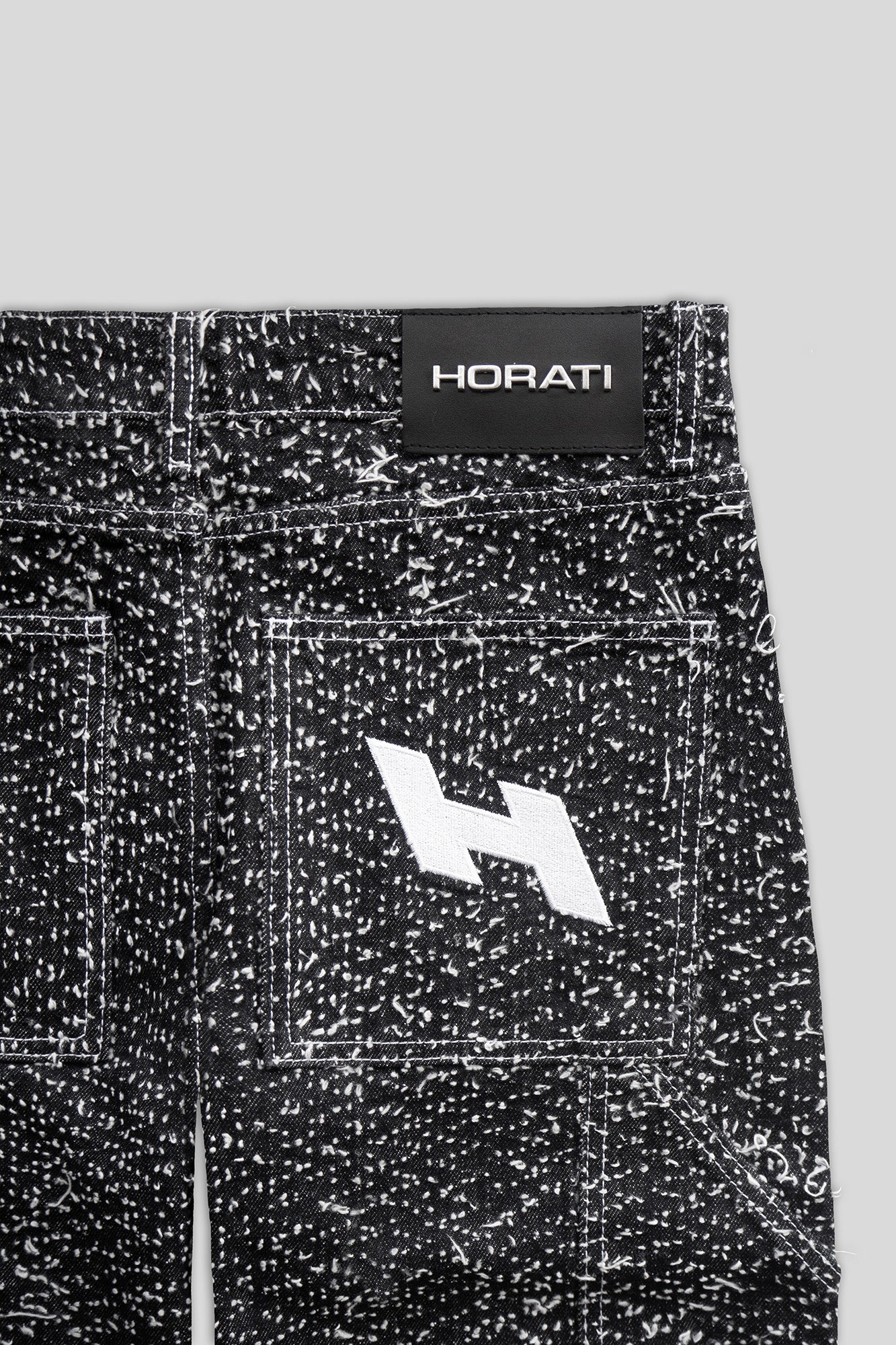 Frayed Cargo Jeans - HORATI