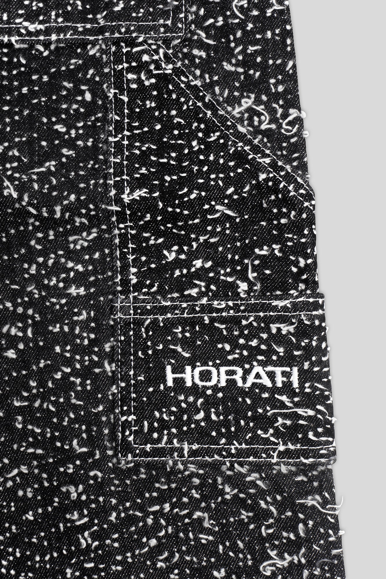 Frayed Cargo Jeans - HORATI
