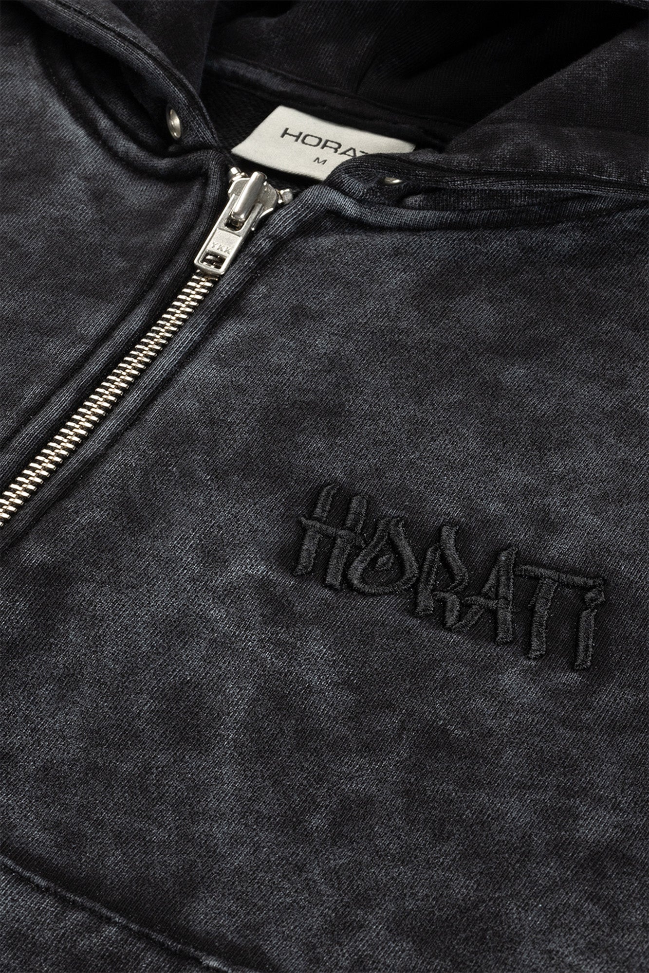 Good Things Zip Hoodie — Washed Grey - HORATI