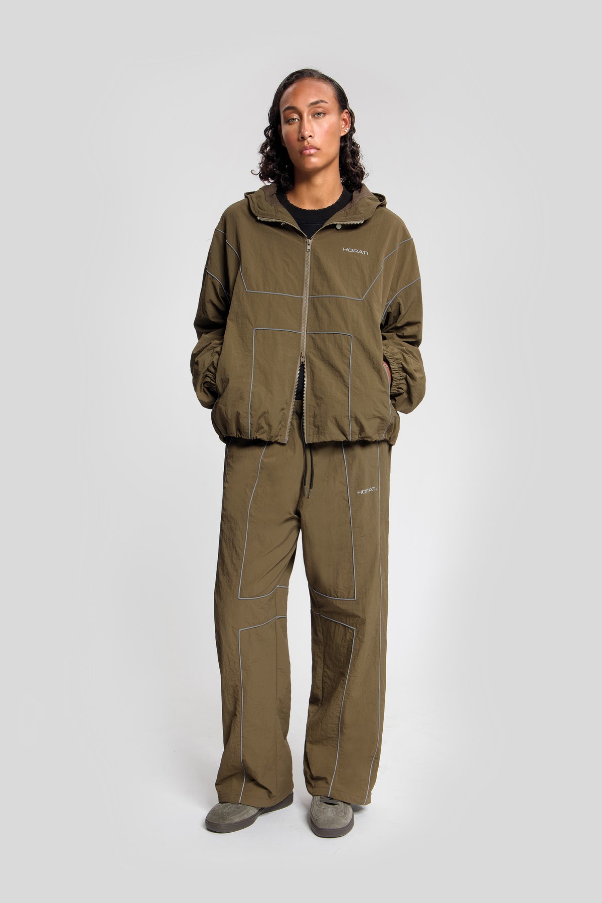 H Track Suit — Army - HORATI