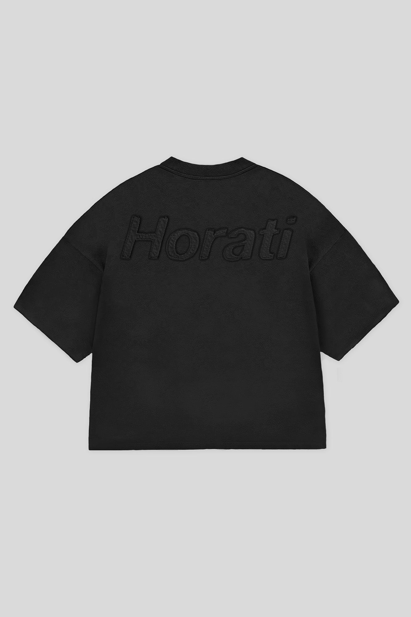 HORATI Boxy Tee — Black - HORATI