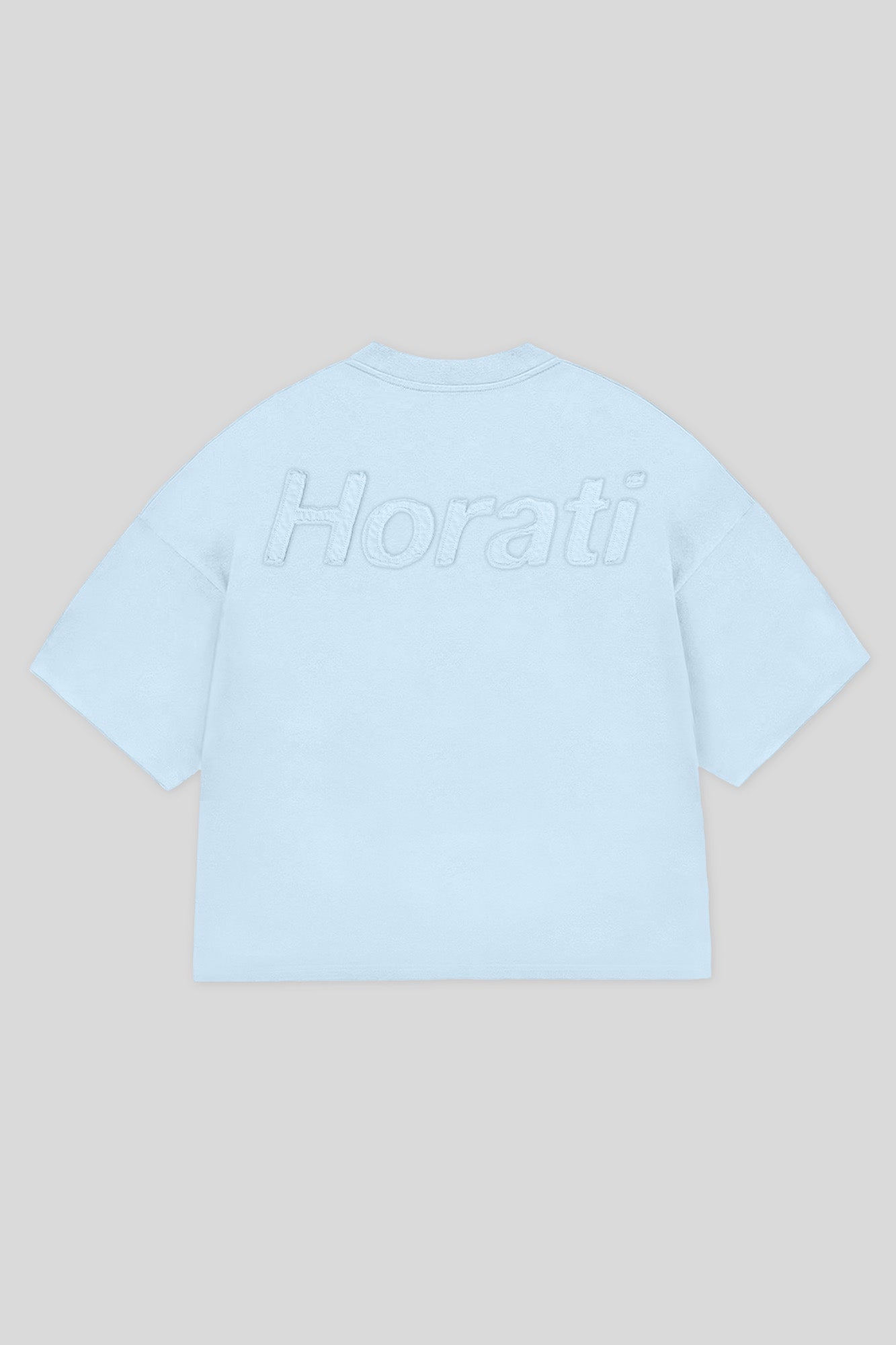 HORATI Boxy Tee — Frost Blue - HORATI