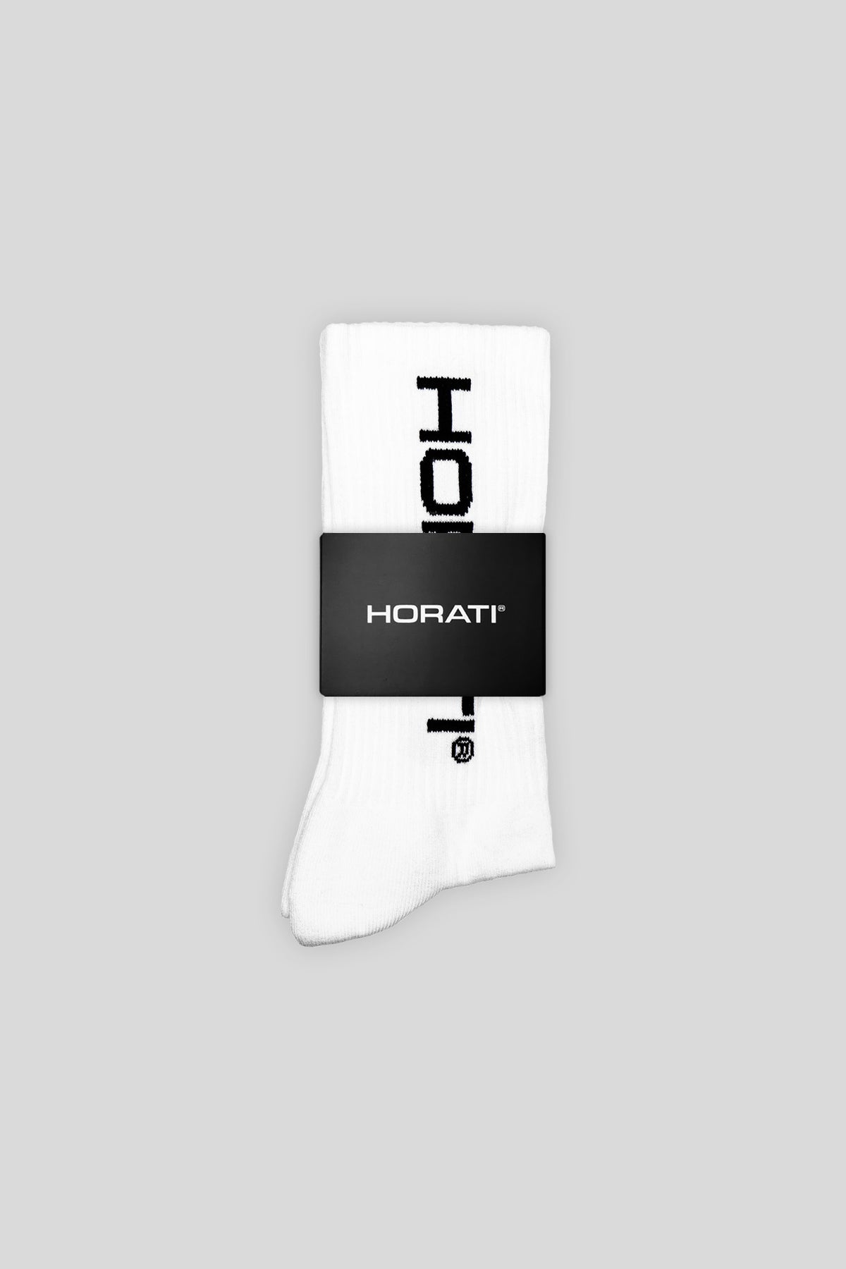 HORATI Logo Socks — White - HORATI