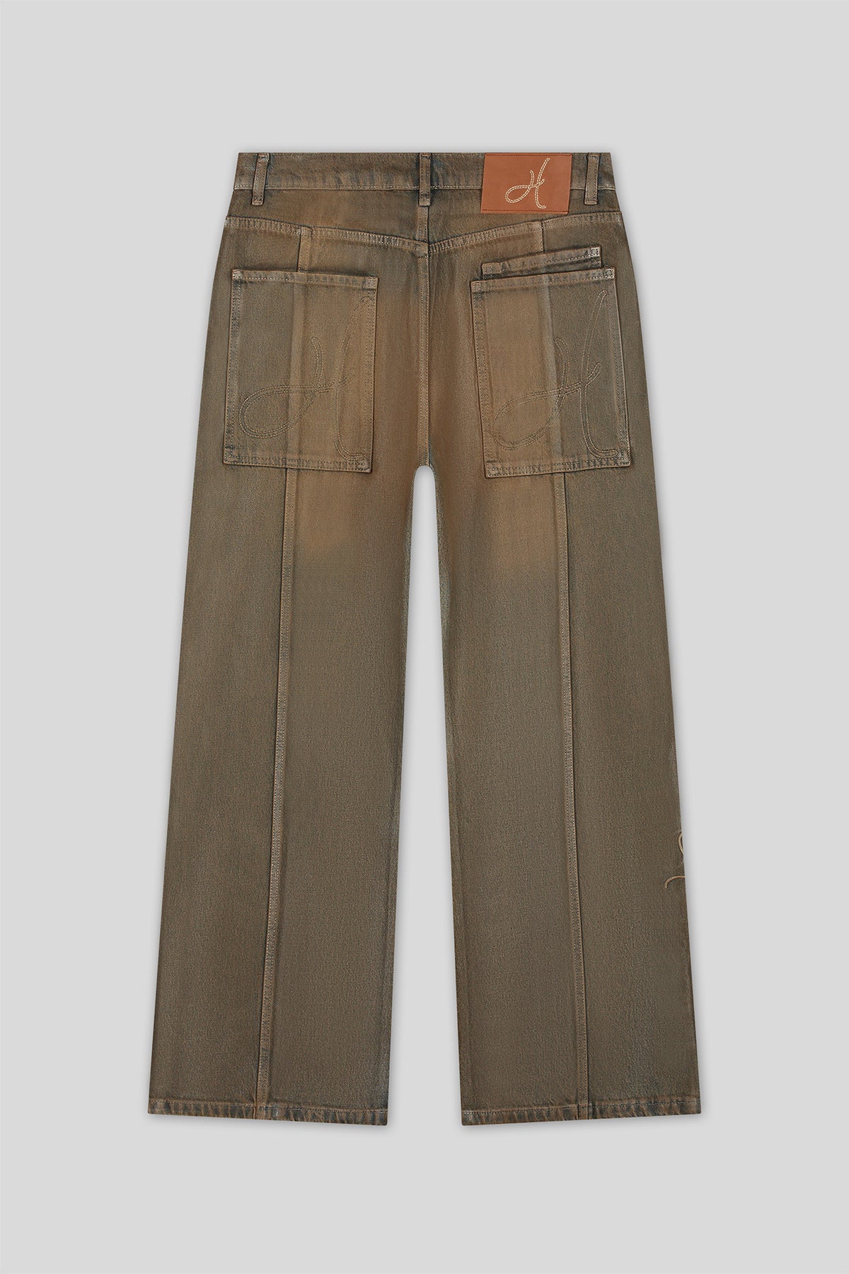 Coated Washed Jeans - HORATI