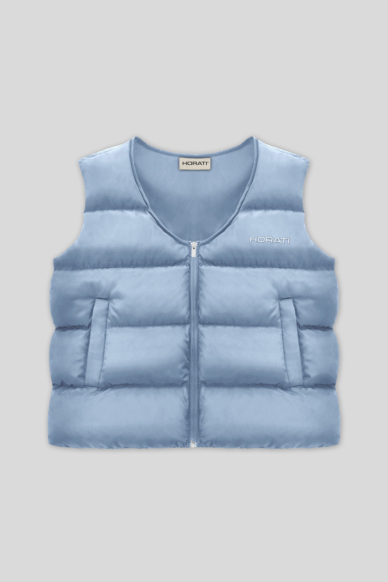 Puffer Vest — Frost Blue - HORATI