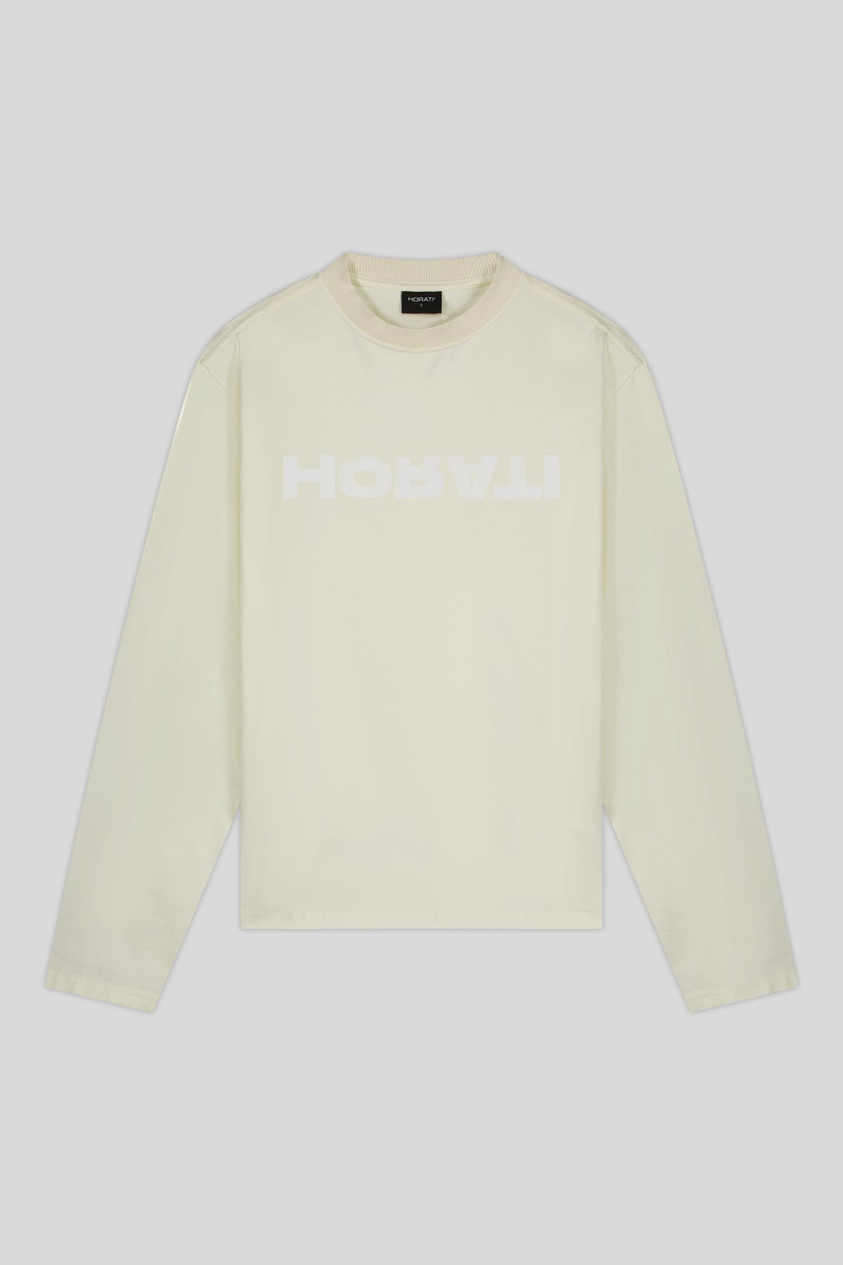 Reverse Longsleeve Tee — Off-White - HORATI