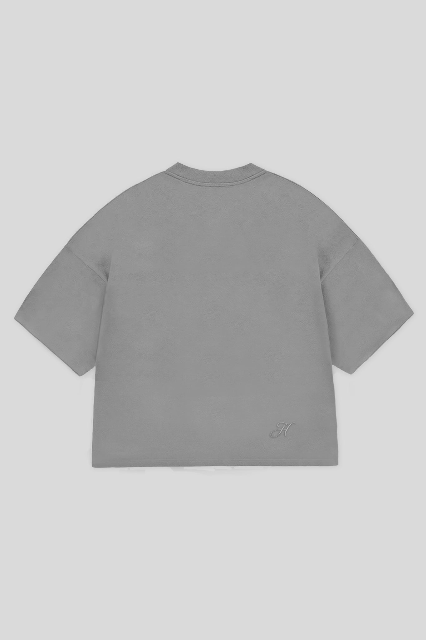 Slanted Classic Tee — Grey - HORATI
