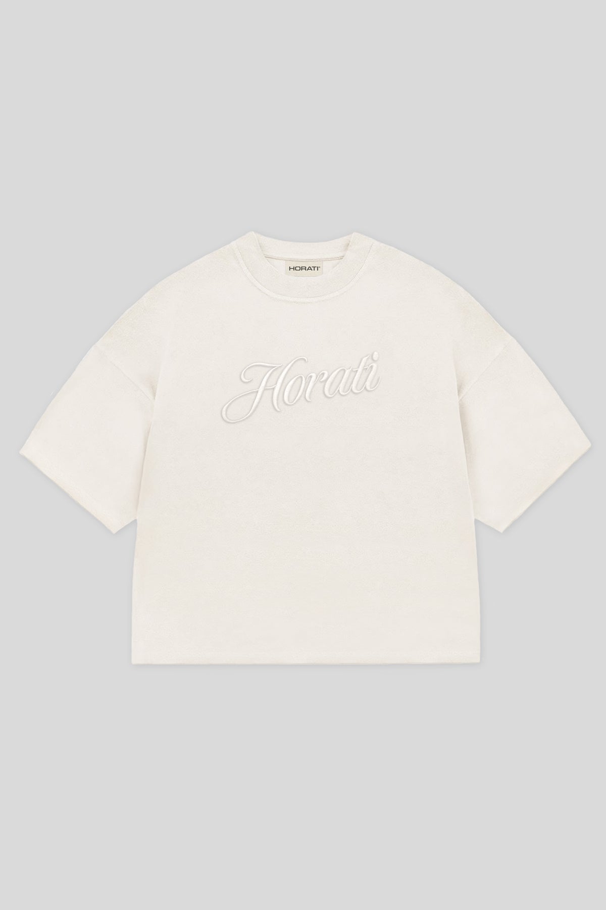 Slanted Classic Tee — Off-White - HORATI