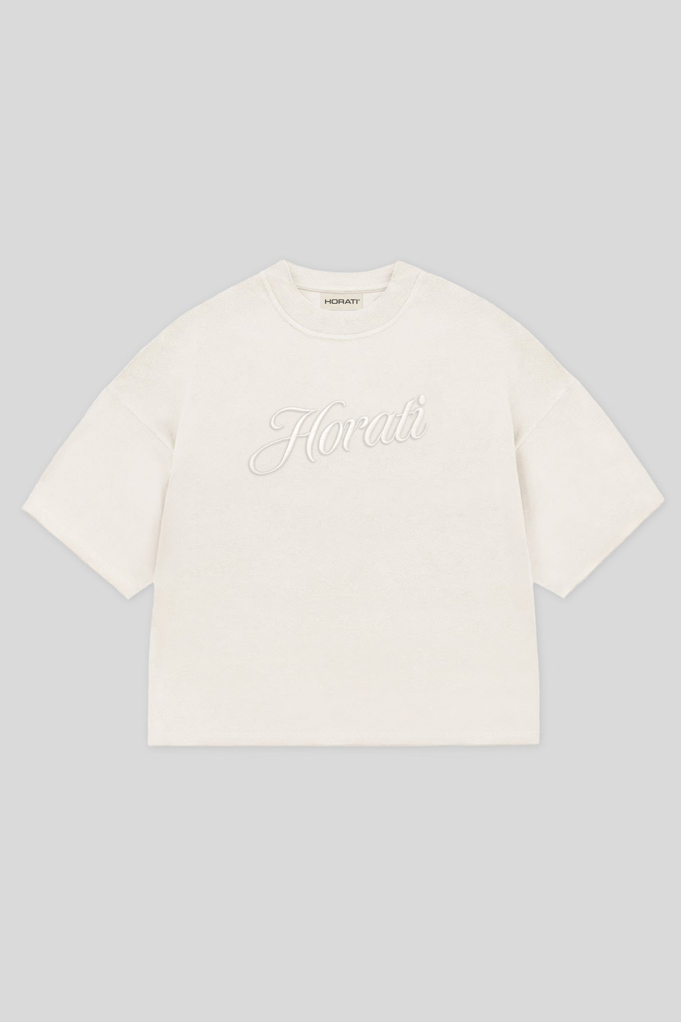 Slanted Classic Tee — Off-White - HORATI