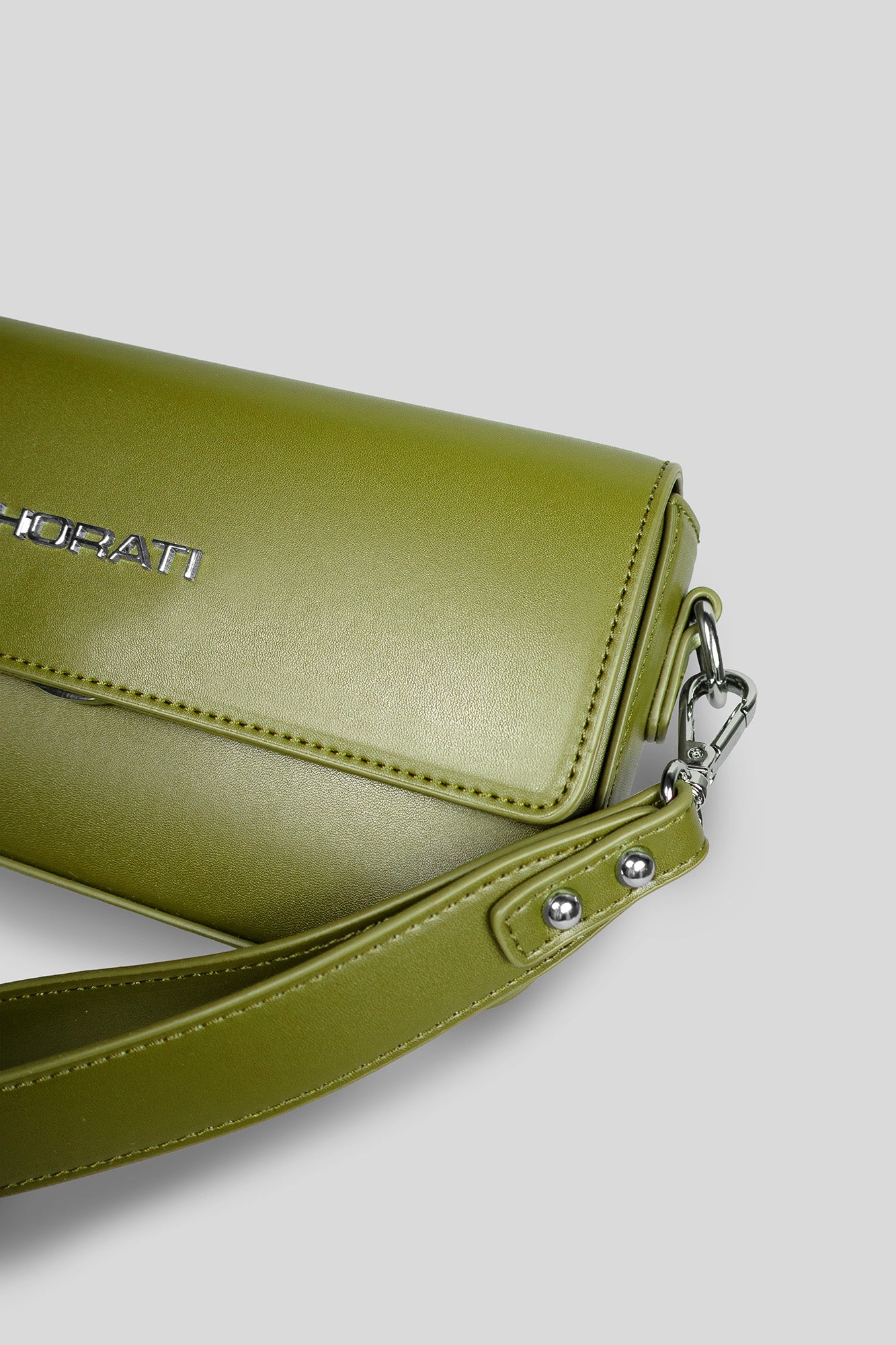 Vegan Leather Bag — Olive - HORATI