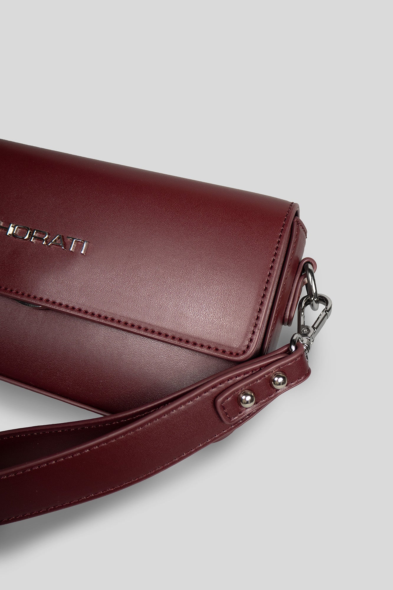 Vegan Leather Bag Oxblood - HORATI