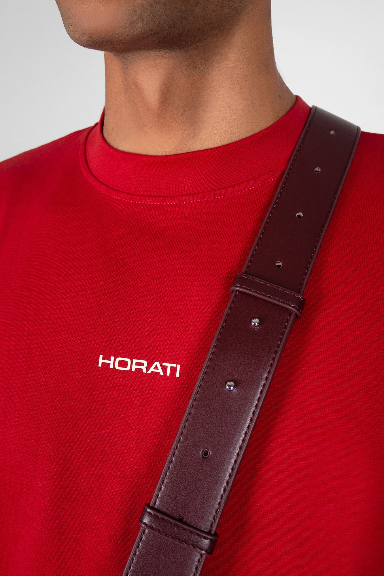 Vegan Leather Bag Oxblood - HORATI